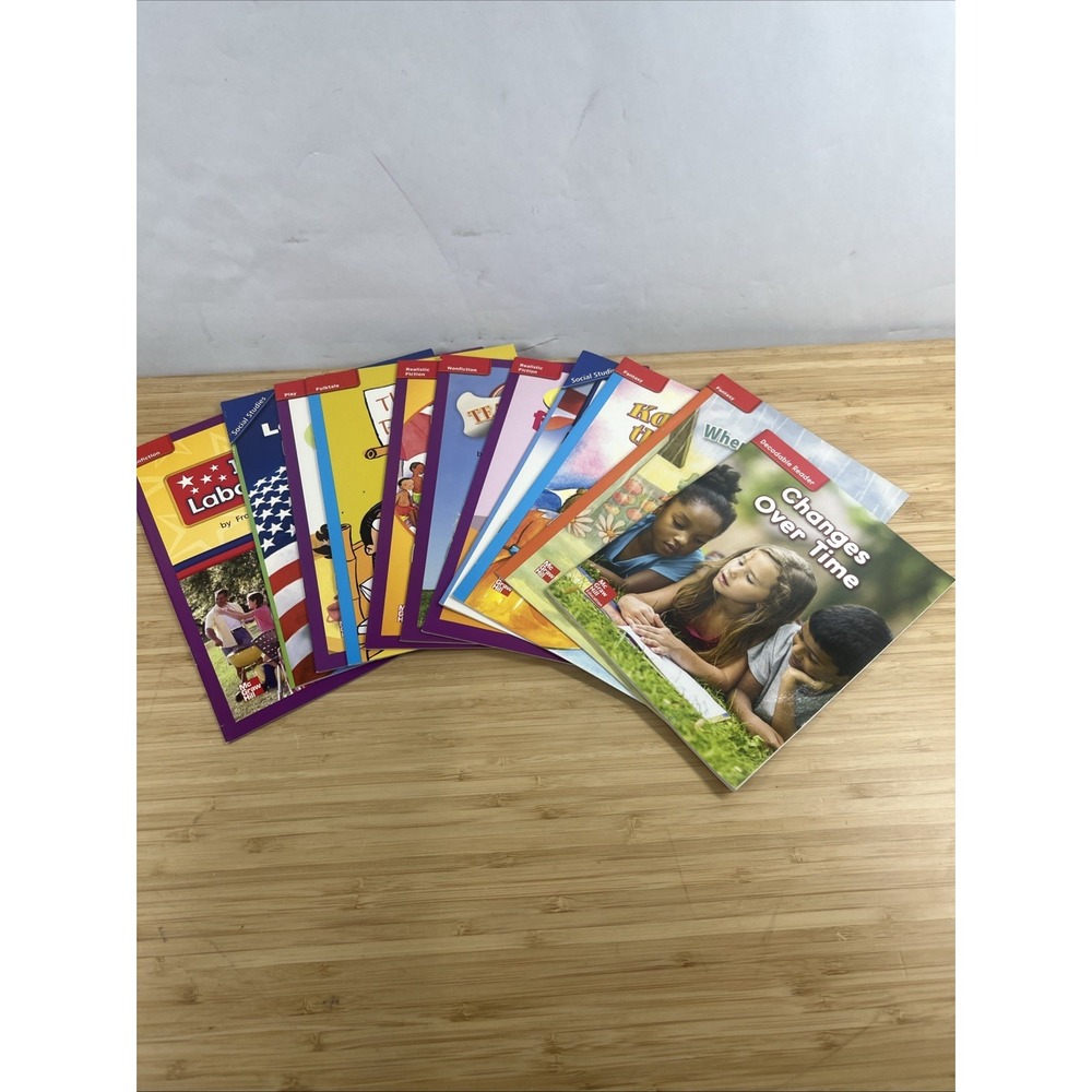 Set of 11 McGraw-Hill Read to Achieve Paired Readers Grade‎ 1 NEW